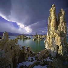 синий пейзаж