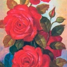 Схема вышивки «Розы»