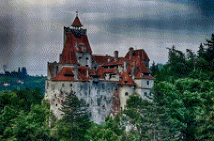 замок графа Дракулы - архитектура, дракула, румыния, замок, пейзаж, вампир - предпросмотр
