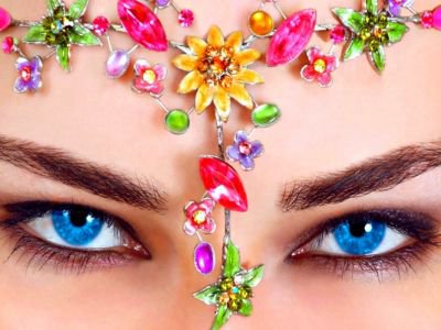 взгляд - взгляд, бижутерия, глаза, девушка - оригинал