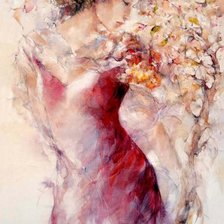 Схема вышивки «Нежные картины»