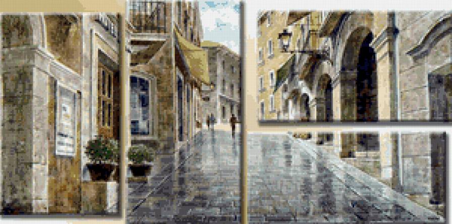 После дождя - полиптих - предпросмотр