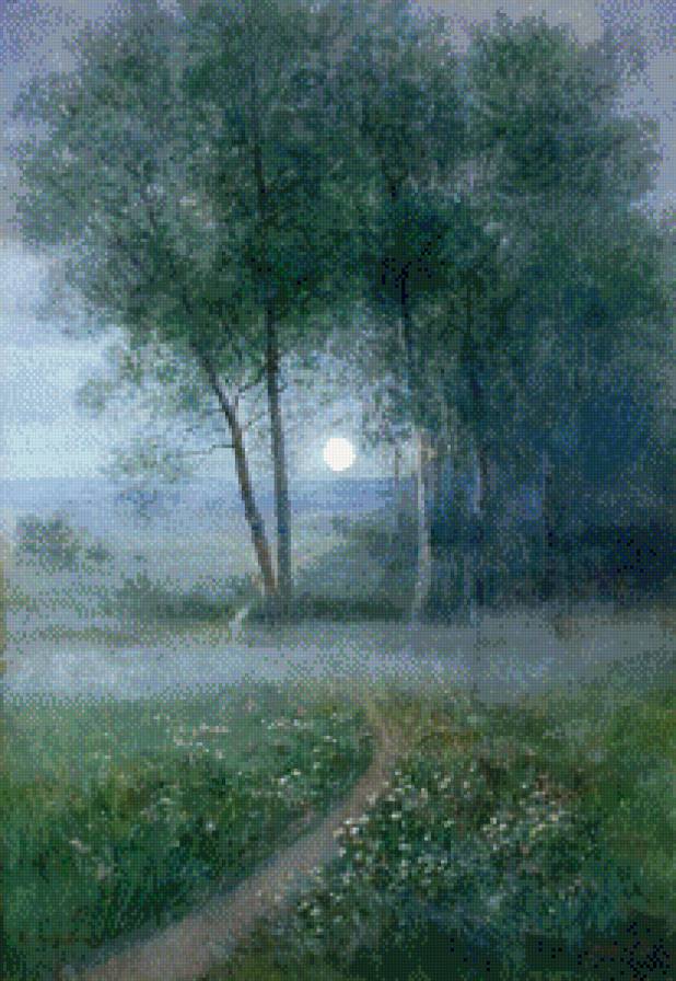 Утро туманное - пейзаж, природа - предпросмотр