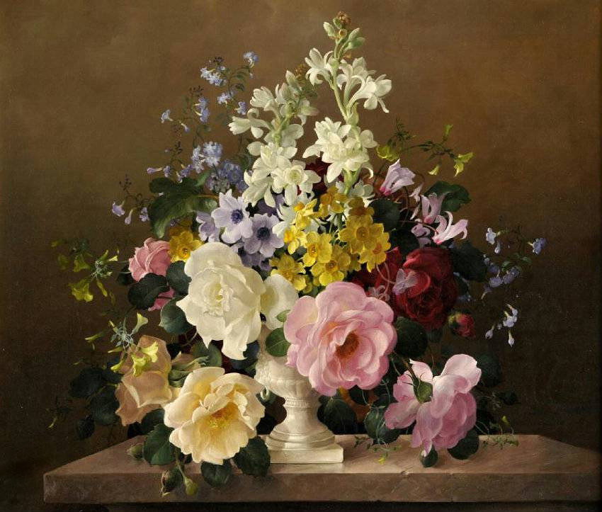 Великий художник 4 - натюрморт, цветы - оригинал