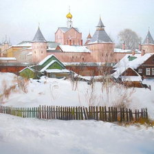 Схема вышивки «Дорога к храму 17»