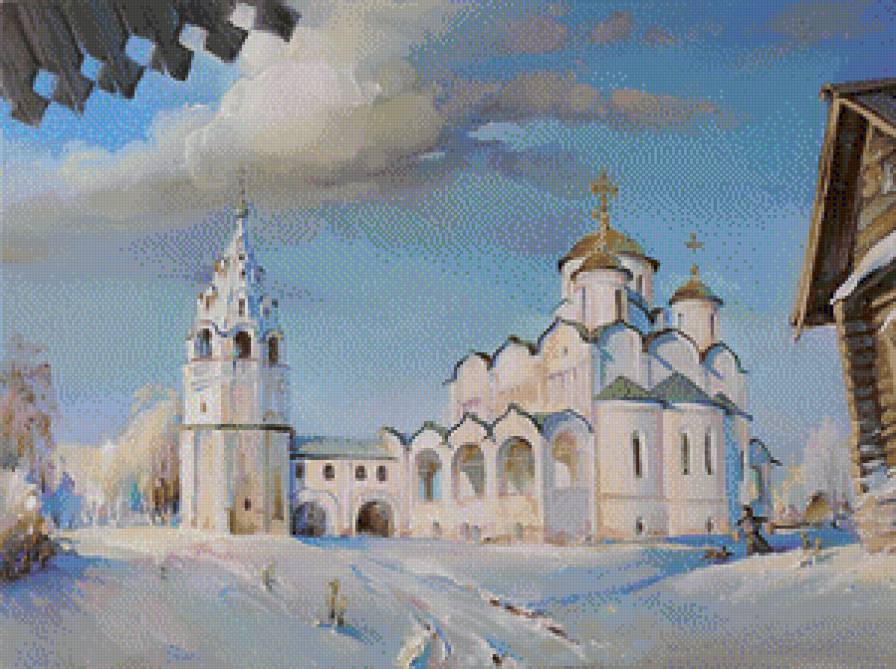 Дорога к храму 20 - храм, пейзаж, религия - предпросмотр