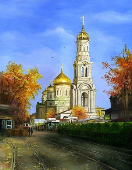 Дорога к храму 21 - пейзаж, религия, храм - оригинал