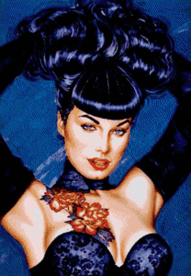 женский образ - женщина, девушка, портрет, лицо, гламур, люди - предпросмотр