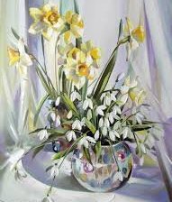 Схема вышивки «Цветы»