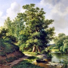 Схема вышивки «Лес»