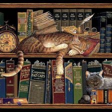 Схема вышивки «начитались»