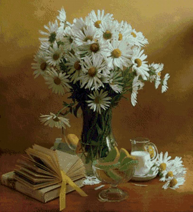 букет - ромашки - предпросмотр