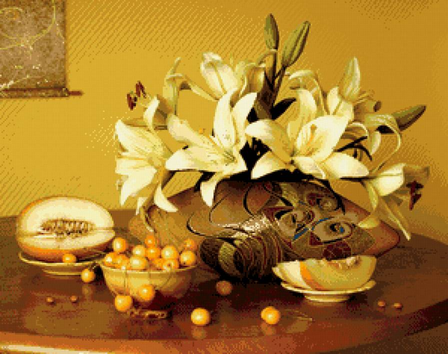 букет - лилии - предпросмотр