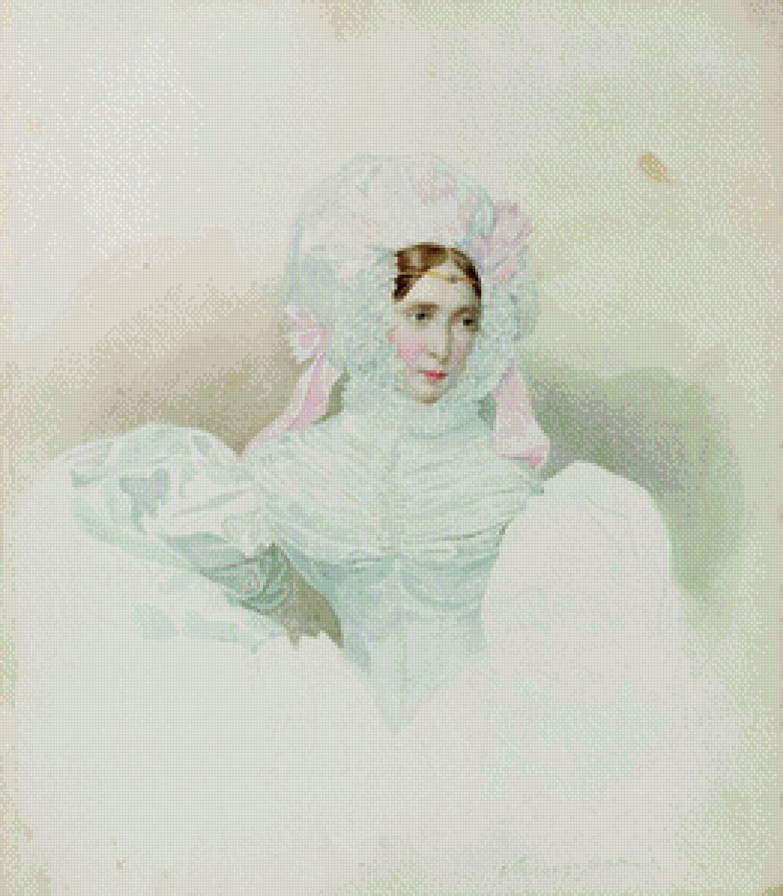 СЕРИЯ  "ПОРТРЕТЫ". ПОРТРЕТ Ш.Б. МЕЩЕРСКОЙ - кружево, портрет, бриллианты, платье, дама - предпросмотр