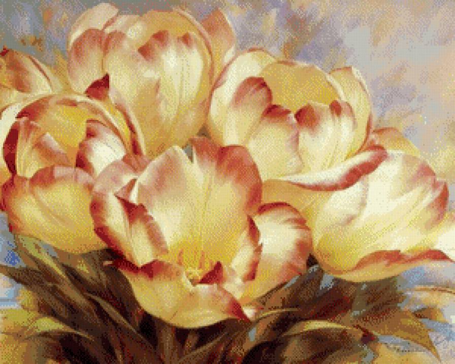 Тюльпанный шарм - цветы - предпросмотр
