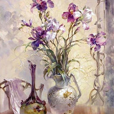 Схема вышивки «Ирисы»