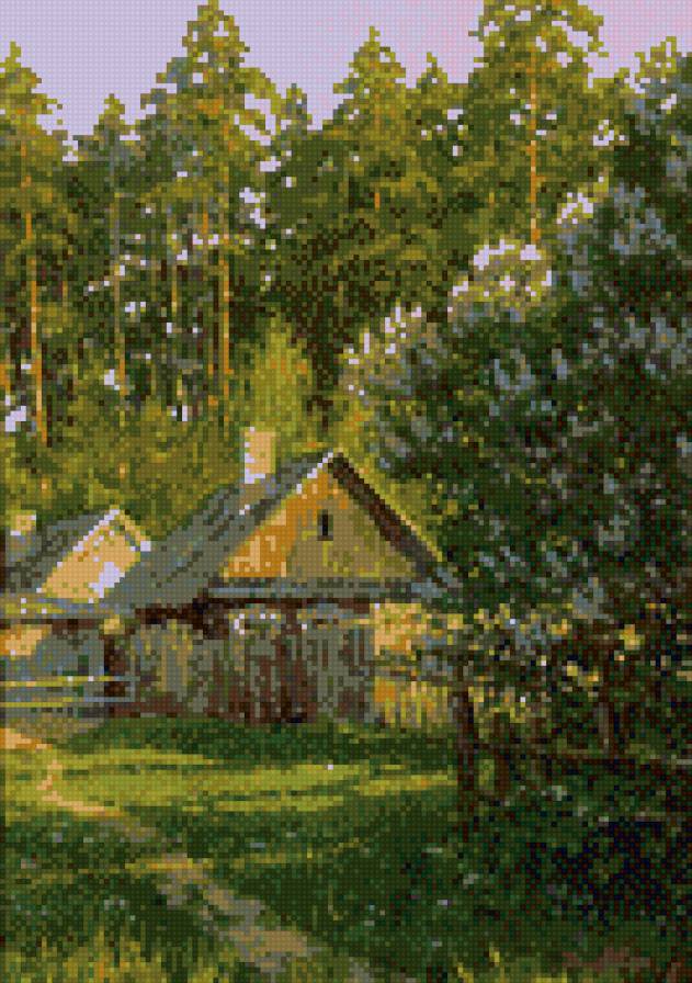 Моя деревня - дом, домик, природа, хата, деревня, село - предпросмотр