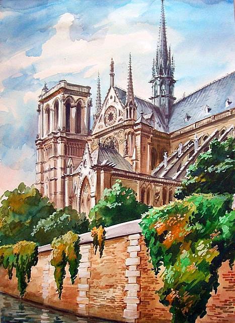 Париж - пейзаж - оригинал