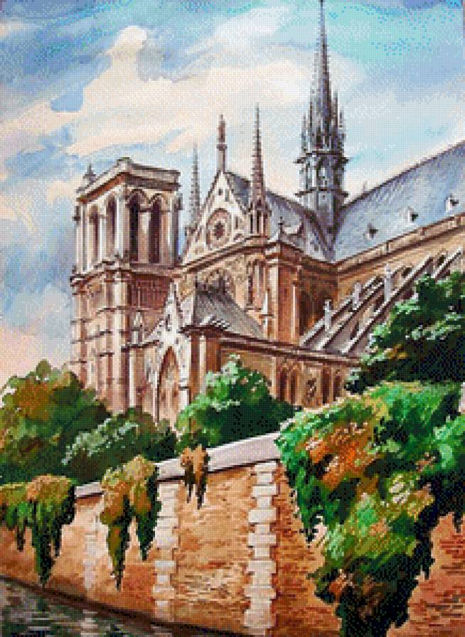 Париж - пейзаж - предпросмотр