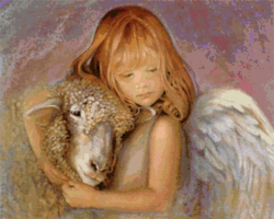 Angel con Cordero - предпросмотр