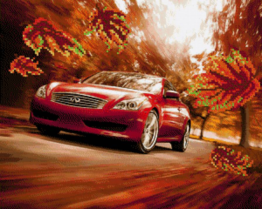 Автомобиль на природе - автомобиль, природа, пейзаж - предпросмотр