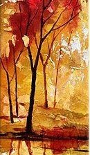 Схема вышивки «триптих 1 осень»