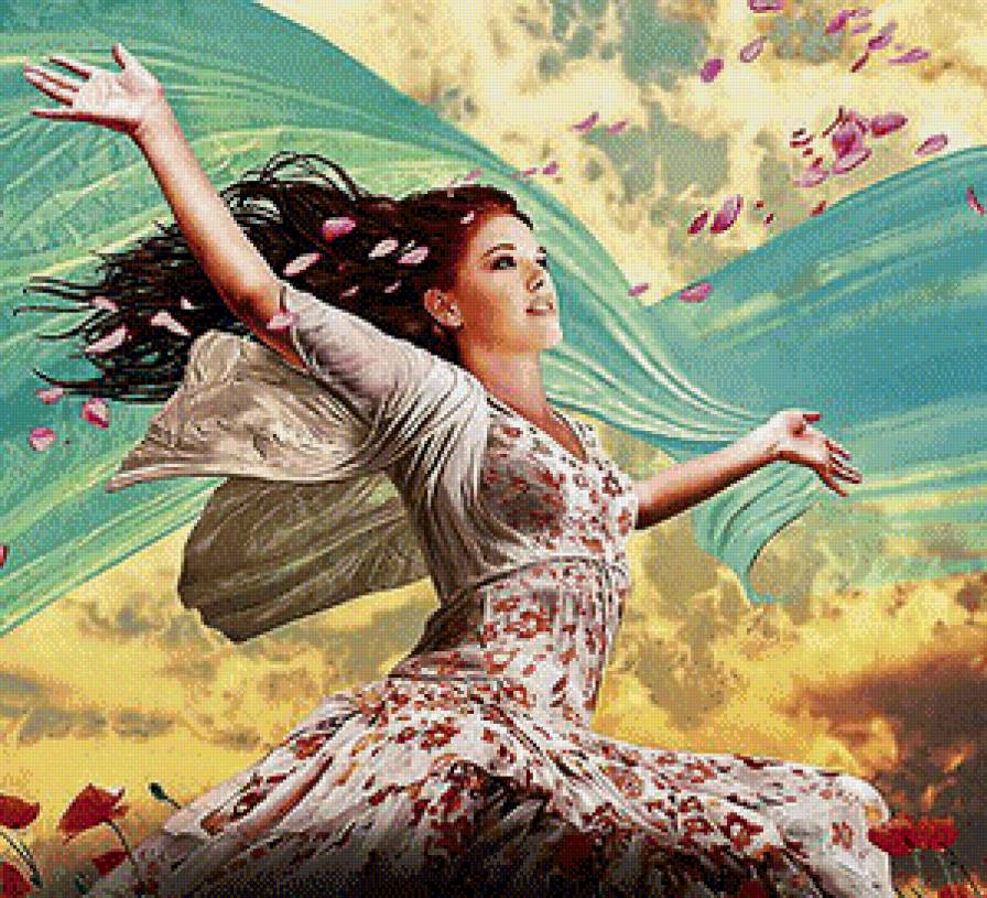 Мать четырех ветров - ведьма, девушка - предпросмотр