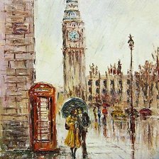 Схема вышивки «город»