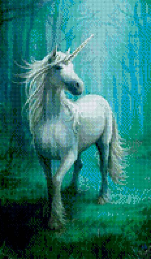 Единорог - лес, единорог - предпросмотр