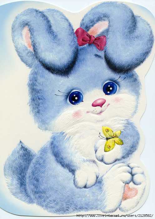 серия "детские" - детям.зайчик - оригинал