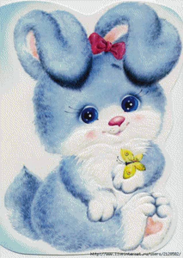 серия "детские" - детям.зайчик - предпросмотр