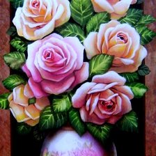 Оригинал схемы вышивки «Букет роз» (№751128)
