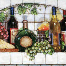 Схема вышивки «Вино, фрукты и пр. 50»