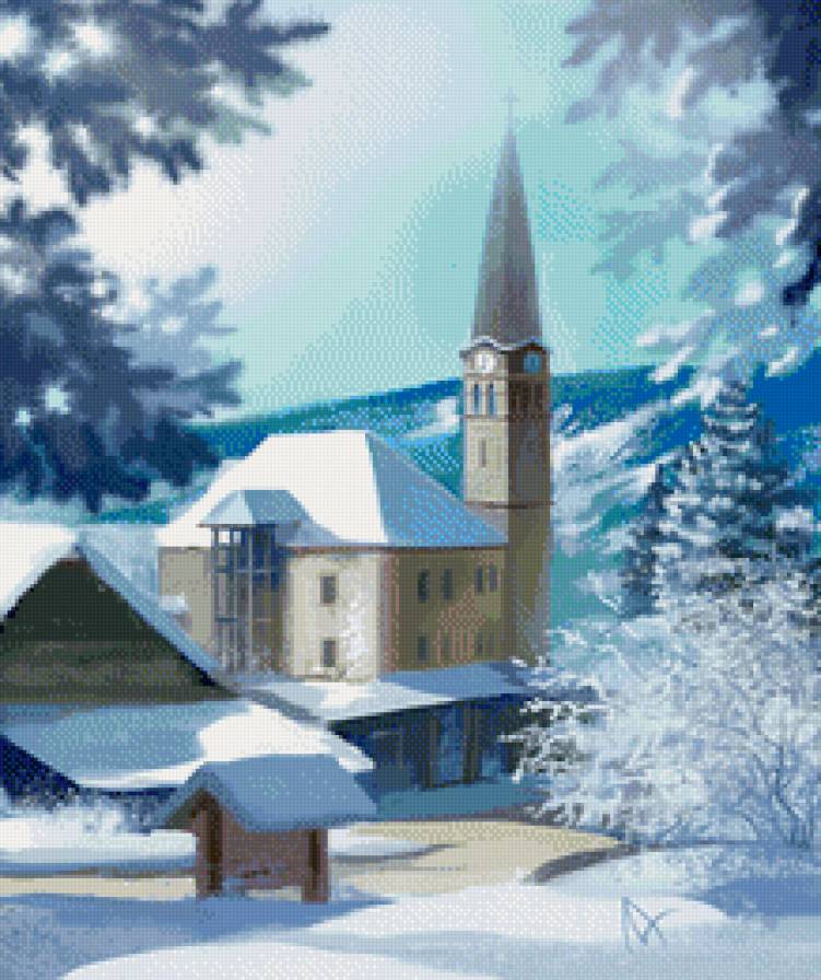 Зима - домик, зима - предпросмотр