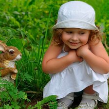 Схема вышивки «девочка»