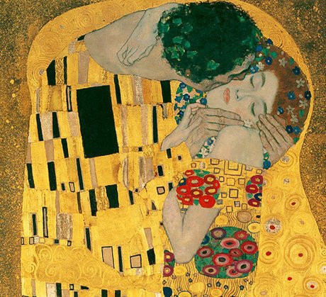 Климт, поцелуй - поцелуй, двое - оригинал
