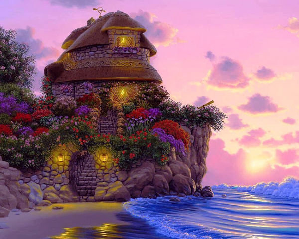 Домик у моря - оригинал