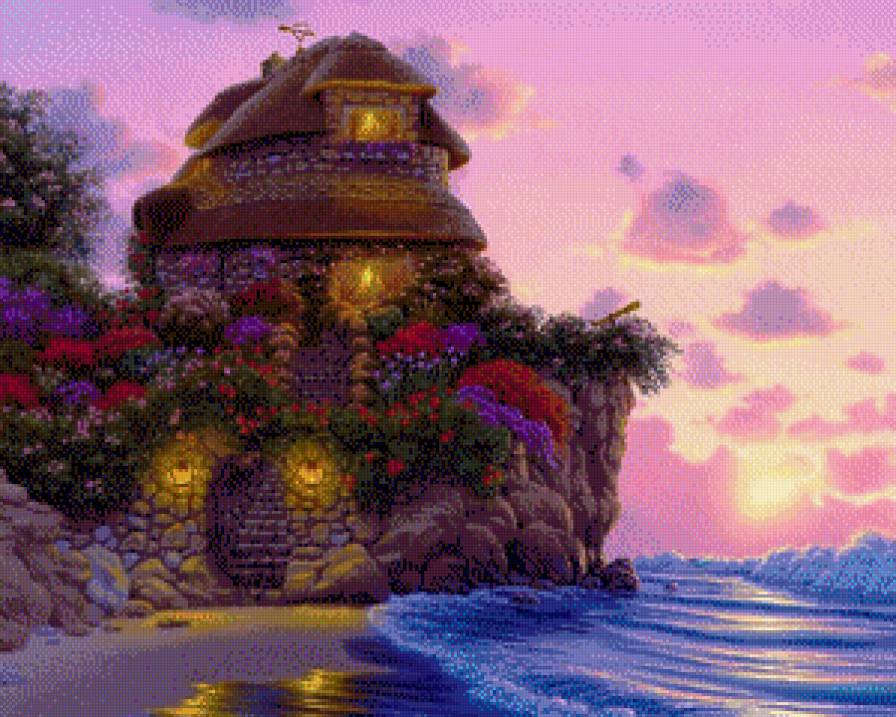 Домик у моря - предпросмотр