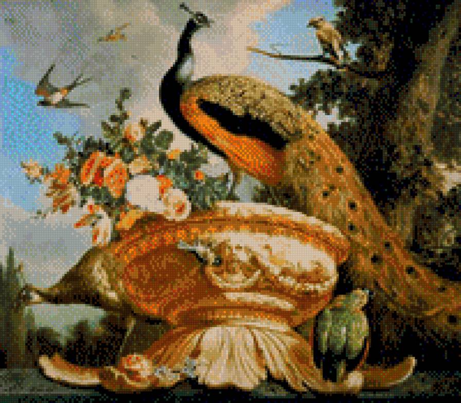 В саду - пейзаж, живопись, искусство - предпросмотр