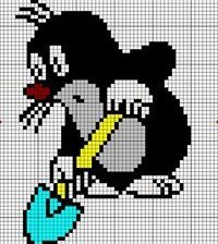 Схема вышивки «пингвинчик»