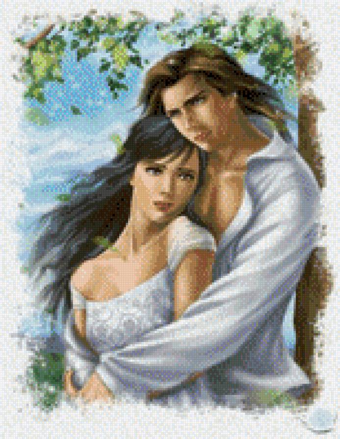 Он и она. - любовь, романтика, фэнтези, мужчина и женщина - предпросмотр