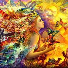 Схема вышивки «Богиня»