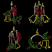 Схема вышивки «новогодние!!!»