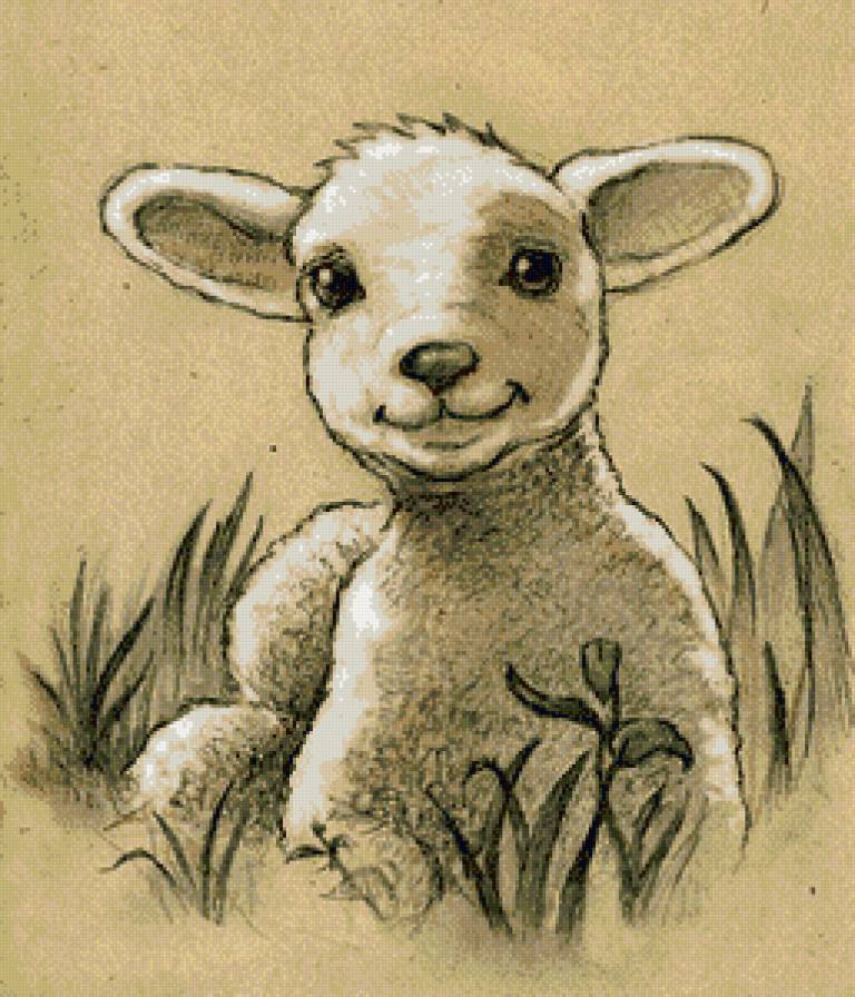 ягненок - животные - предпросмотр