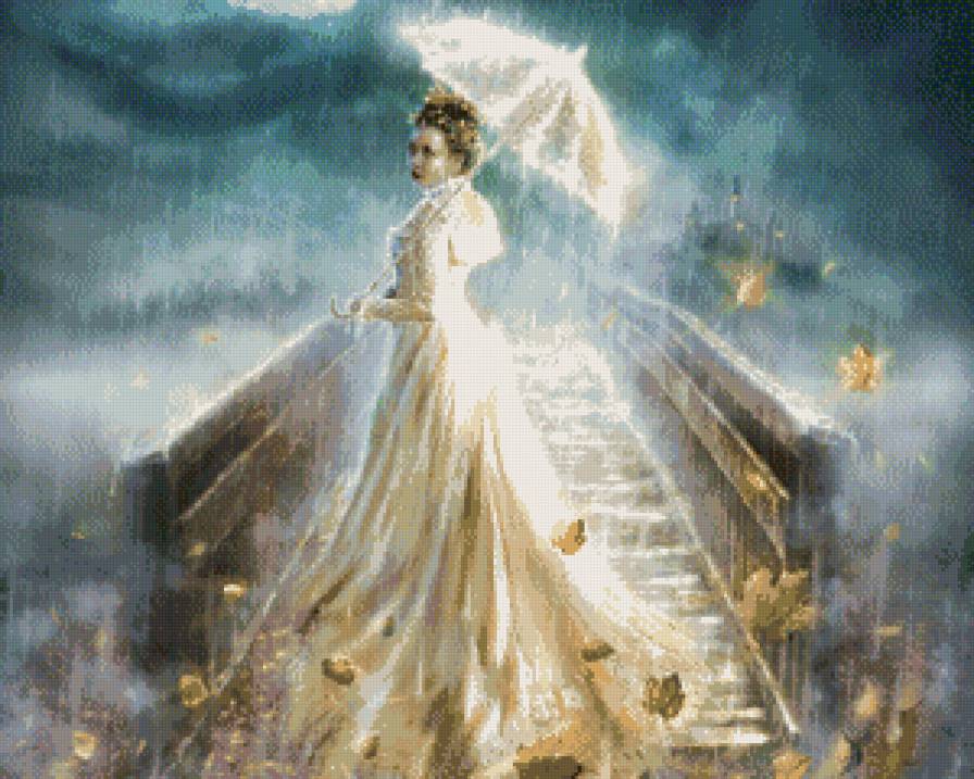 девушка под дождем - дождь, девушка - предпросмотр