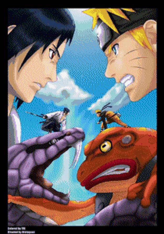 Наруто и Саске - саске, наруто, аниме - предпросмотр