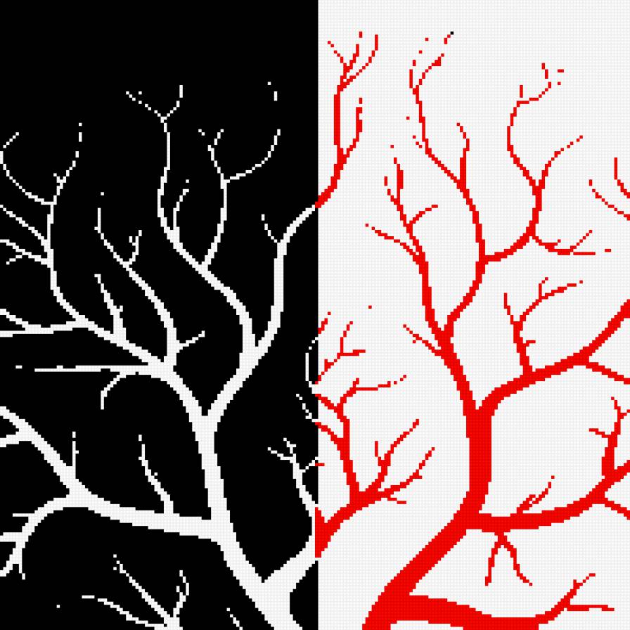 Дерево Хай-тек 2 - триплих - предпросмотр