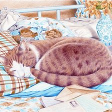 Схема вышивки «Рыжий соня»