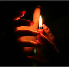 Схема вышивки «Свеча»