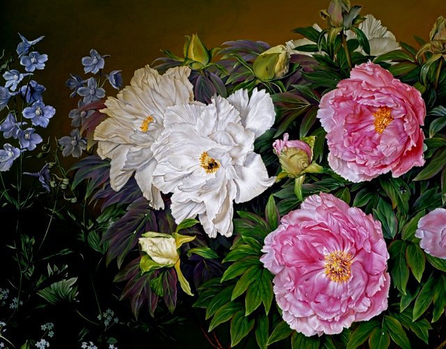 Цветы - цветы, букет, живопись - оригинал
